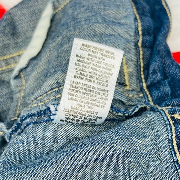 Carter's Unisex Blue Denim Jacket 18 Months - Picture 7 of 7